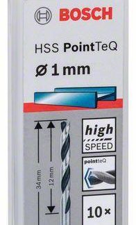 Свердло по металу BOSCH HSS PointTeQ, 1x12 мм