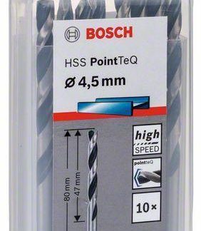 Свердло по металу BOSCH HSS PointTeQ, 4,5x47 мм