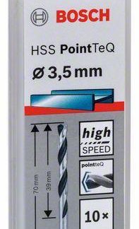 Свердло по металу BOSCH HSS PointTeQ, 3,5x39 мм
