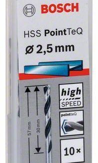 Свердло по металу BOSCH HSS PointTeQ, 2,5 x 30 мм