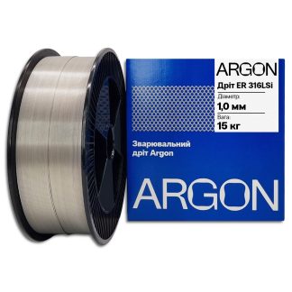 Нержавіючий зварювальний дріт Argon ER 316LSi Ф1,0 мм (15кг)